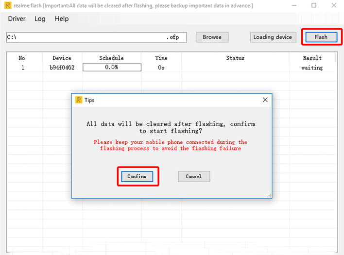 Download and how to flash Realme devices using Realme Flash Tool