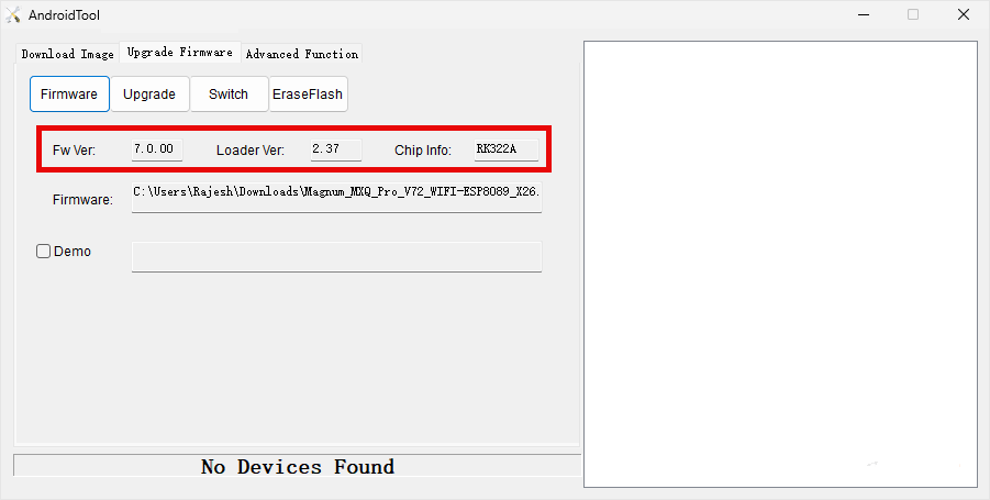How to use RockChip Android Tool