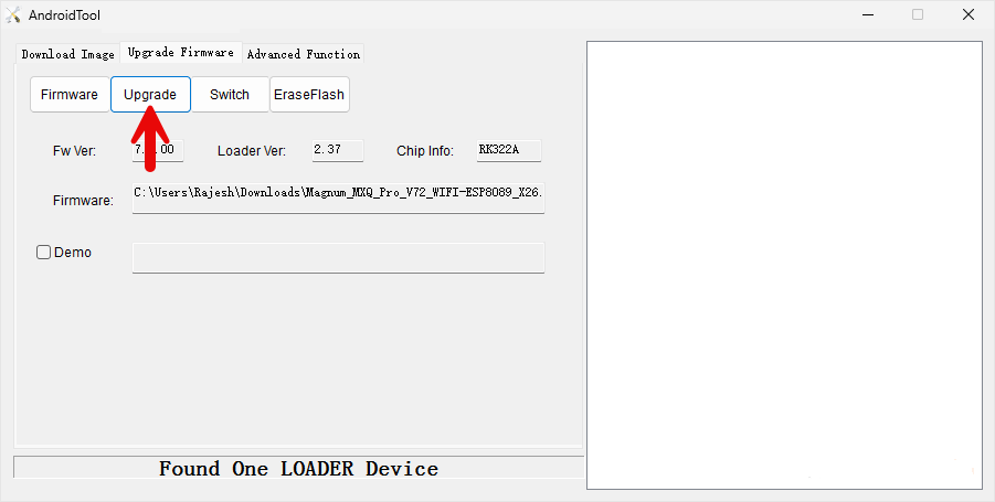 How to use RockChip Android Tool