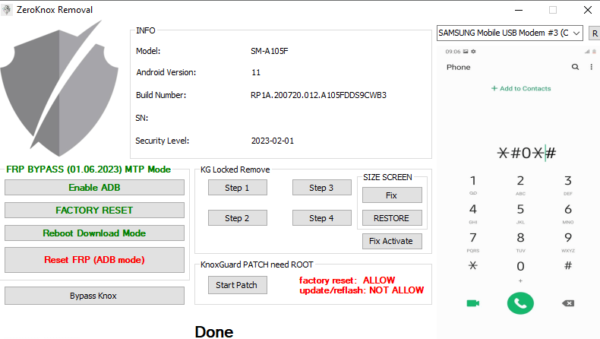 Zeroknox Removal Tool