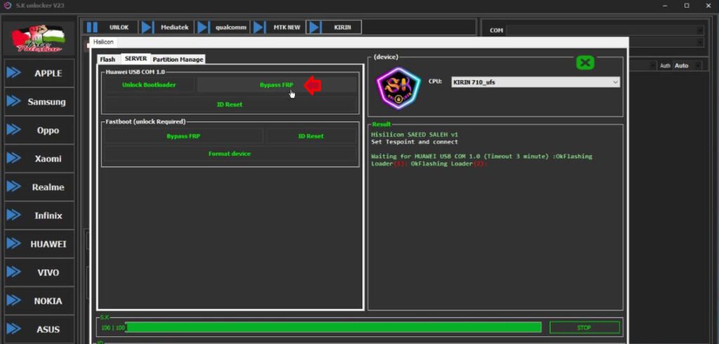 How to Bypass FRP Huawei P-Smart 2019 POT-LX1AF Free by SK Unlocker V23