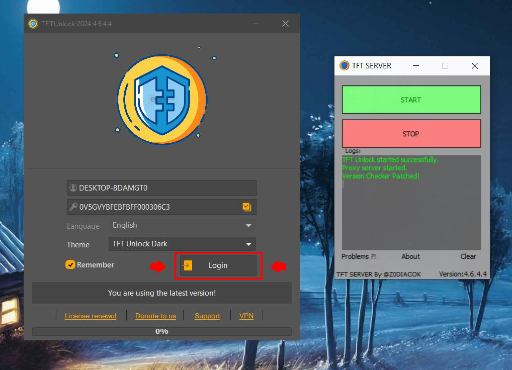 TFTUnlock 4.6.4.4 Solution | No Internet Connection!! tft tool