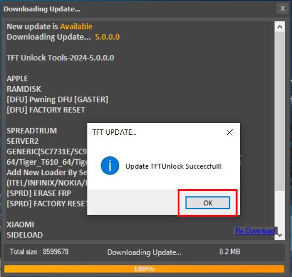 TFT Unlock Tools-2024-5.0.0.0(Latest Version)