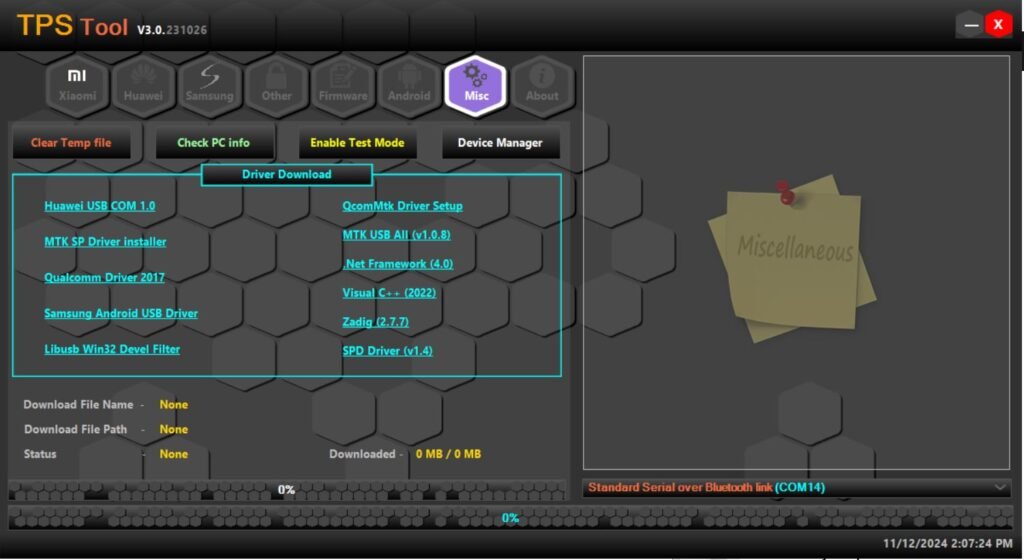 TPS Tool v3 miscTPS Tool v3 android