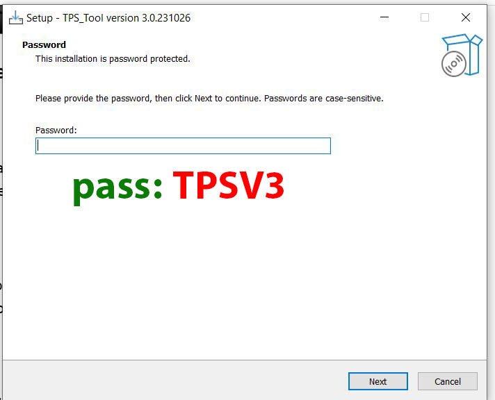 TPS Tool v3 setup
